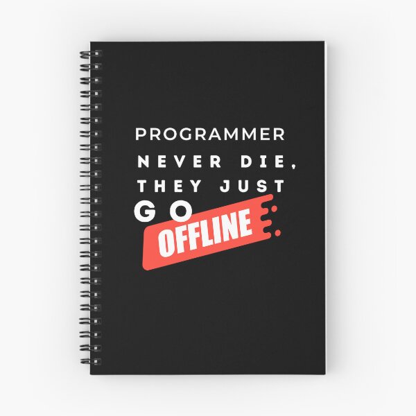 Item preview, Programmers never die, they just go offline. designed and sold by heartfeltarts93.