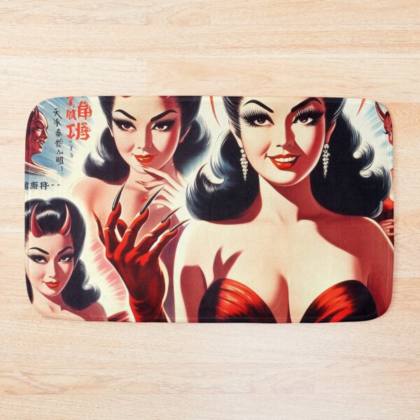 Item preview, Retro Japanese Evil Girl designed and sold by PulpVintage.