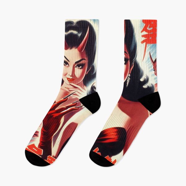 Item preview, Retro Japanese Evil Girl designed and sold by PulpVintage.