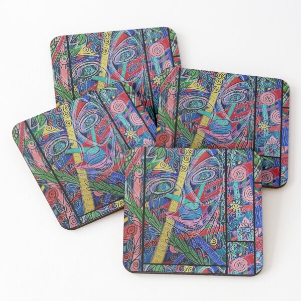 Item preview, colorful nature abstract designed and sold by theart-inst.