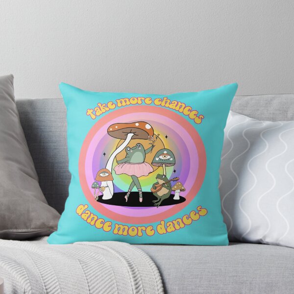 Item preview, Take More Chances Dance More Dances, Dancing Frogs, Frog Lover, Cottagecore Froggy Classic T-Shirt designed and sold by ButtonBonanza.