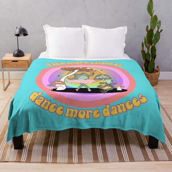 Item preview, Take More Chances Dance More Dances, Dancing Frogs, Frog Lover, Cottagecore Froggy Classic T-Shirt designed and sold by ButtonBonanza.