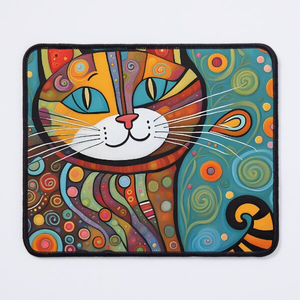 Item preview, Folk Art Cat designed and sold by Colin Bentham.