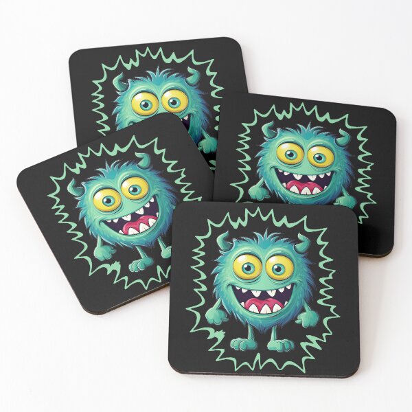 Item preview, Cute smile monster green designed and sold by AllYouNeed777.