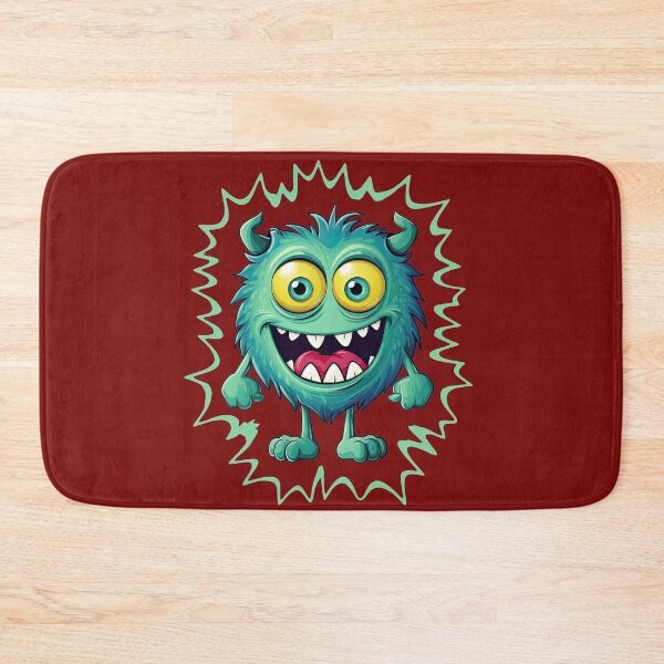Item preview, Cute smile monster green designed and sold by AllYouNeed777.