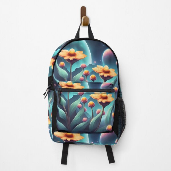 Item preview, Honeyed Blooms: Otherworldly Floral Delight in Cosmic Landscape designed and sold by Chelevisuals.