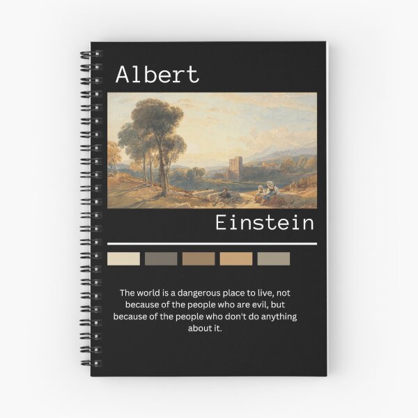 Aperçu de l'œuvre Citation d'Albert Einstein créée et vendue par darkskinbender.