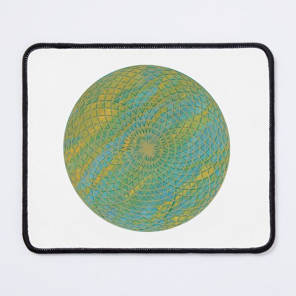 Item preview, TORUS golden blue, original Mandala painting designed and sold by berengere gazielly.