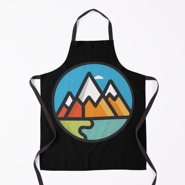 Item preview, Mountains view in circle designed and sold by moderncolor.