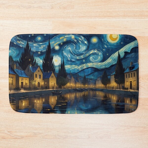 Item preview, Vincent Van Gogh Starry Night Pattern designed and sold by TheArtOfPat.