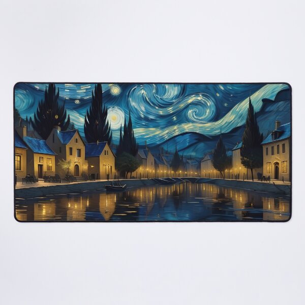 Item preview, Vincent Van Gogh Starry Night Pattern designed and sold by TheArtOfPat.