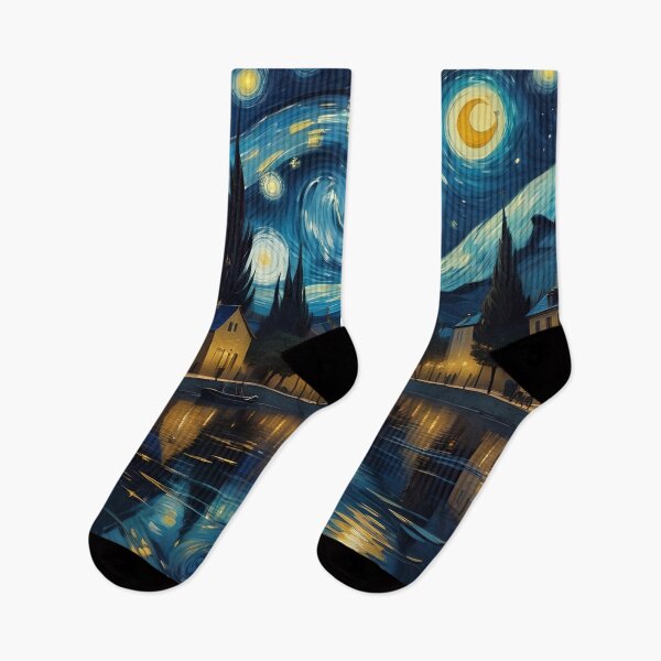 Item preview, Vincent Van Gogh Starry Night Pattern designed and sold by TheArtOfPat.