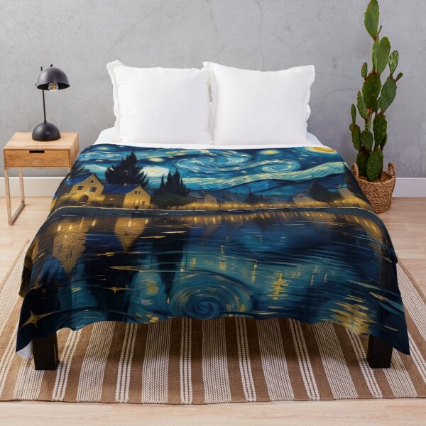 Item preview, Vincent Van Gogh Starry Night Pattern designed and sold by TheArtOfPat.