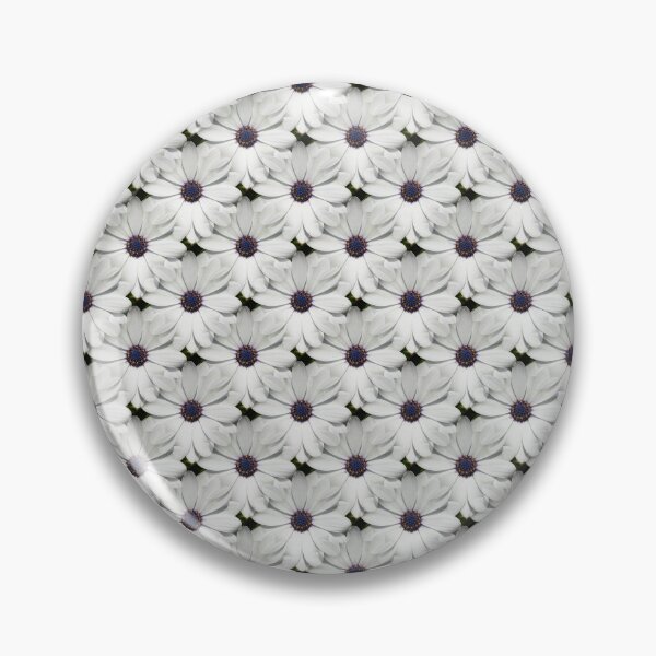 Item preview, Beautiful Blossoming White Osteospermum Polka Dot Pattern designed and sold by taiche.