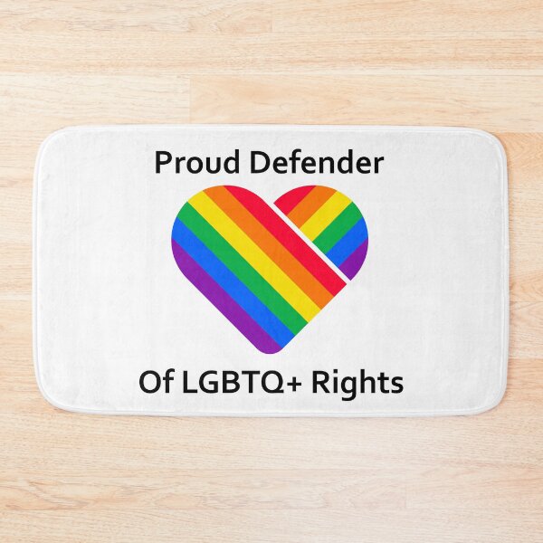 Item preview, Proud Defender of LGBTQ+ Rights designed and sold by Decaf2Go.