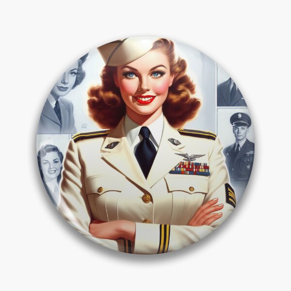 Item preview, Vintage Military Pin-up designed and sold by PulpVintage.