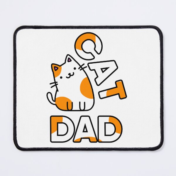 Item preview, CAT DAD: Digital Drawing of Orange Cute Cat Tilted Head designed and sold by RiciPaneto.