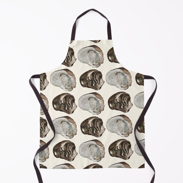 Item preview, Vintage oyster seashells illustration  designed and sold by helga-wigandt.