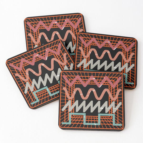 Item preview, SYNTHESIZER WAVEFORMS #8 FATWAVES COLOR designed and sold by RICK-TURNER.