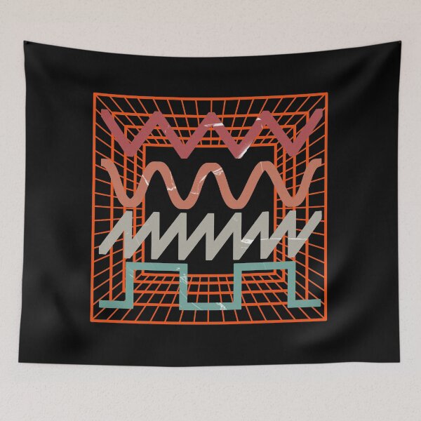 Item preview, SYNTHESIZER WAVEFORMS #8 FATWAVES COLOR designed and sold by RICK-TURNER.