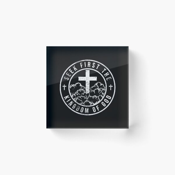 Item preview, Seek first the kingdom of God Christian Men Women designed and sold by medamrani.