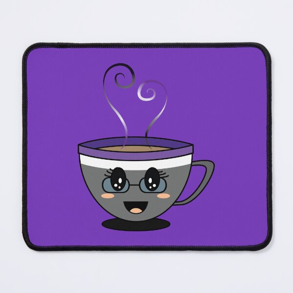 Item preview, Equalitea Asexual Flag Pride w/ lashes and glasses designed and sold by qteapiecastle.
