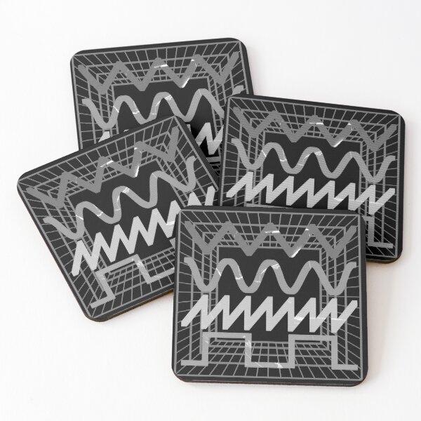 Item preview, SYNTHESIZER WAVEFORMS #9 FATWAVES MONOCOLOR designed and sold by RICK-TURNER.