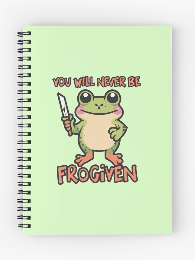 Thumbnail 1 of 3, Journal, You will never be Frogiven designed and sold by CosmicFreedom9.