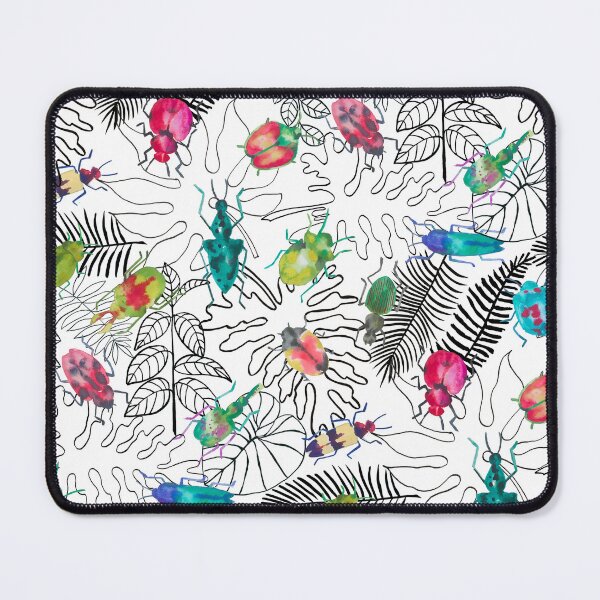 Item preview,  Beetle Bugs and Tropical Leaves designed and sold by LIMEZINNIASDES.