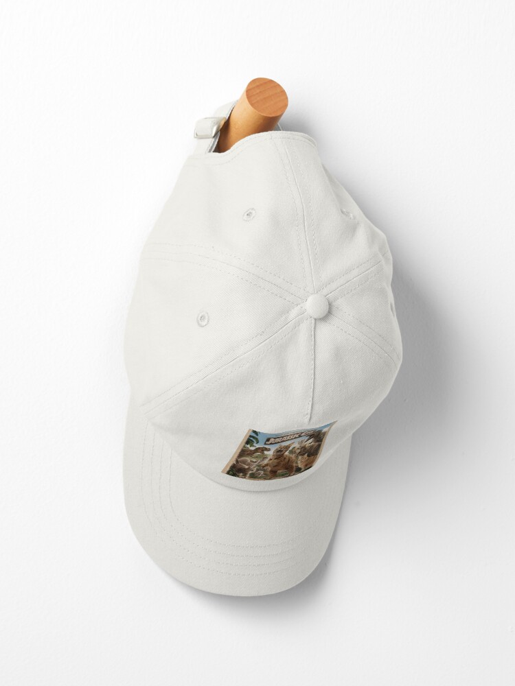 Imagen 2 de 7, Gorra con la obra El gato jurásico, diseñada y vendida por ricardoaraujosr.