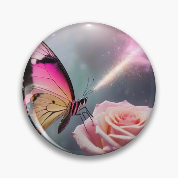 Artikelvorschau, SCHMETTERLING AUF EINER ROSE entworfen und verkauft von GypsyMerch.