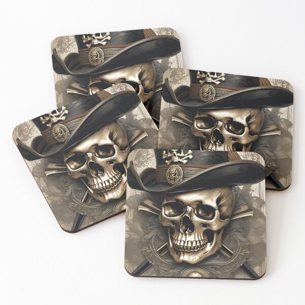 Item preview, Pirate Skull designed and sold by MatrixTattoo.