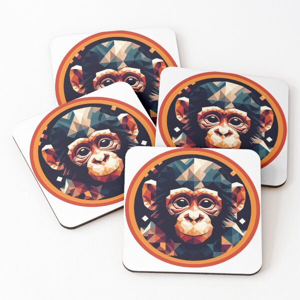 Item preview, Cute Baby Chimpanzee designed and sold by 3MillsDesign.