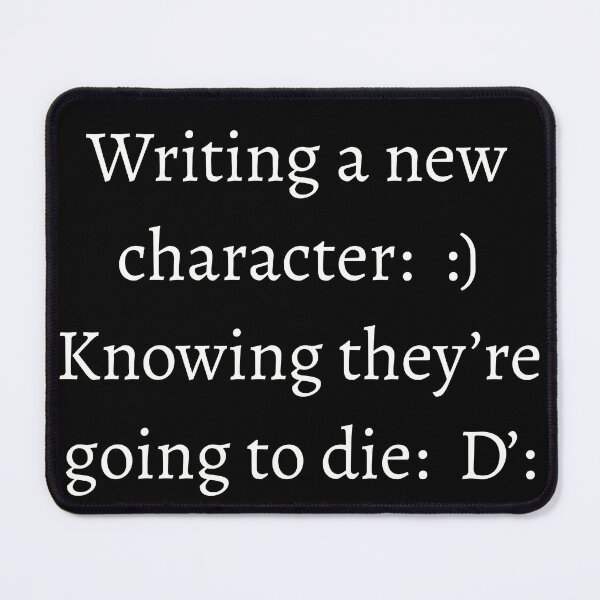 Item preview, Writing a new character - For Writers designed and sold by TilmanTrades.
