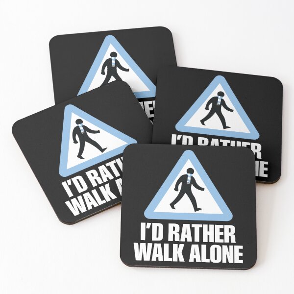 Item preview, I'd Rather Walk Alone - MC - white designed and sold by DFA.