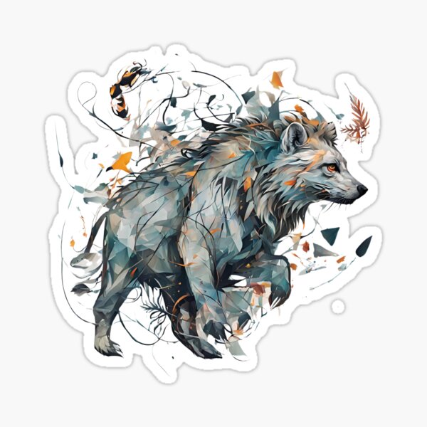 Item preview, chaotic animal designed and sold by stylishshowcase.