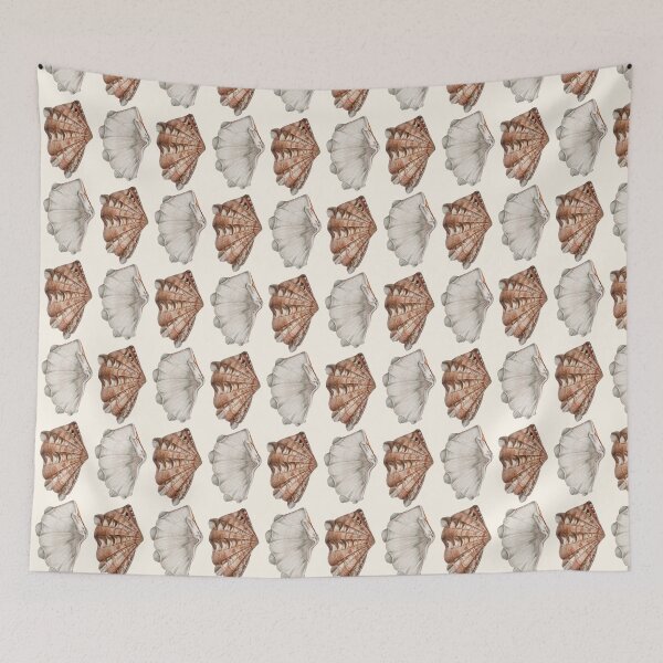 Item preview, Vintage seashells illustration  designed and sold by helga-wigandt.