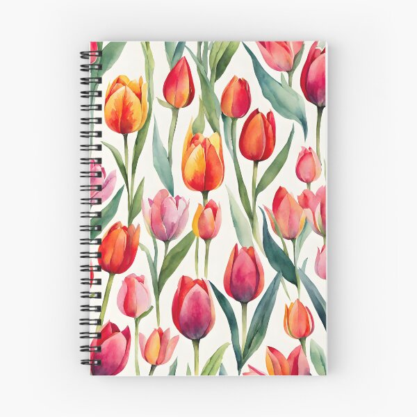 Artikelvorschau, Aquarell Tulpen entworfen und verkauft von PixelsNonstop.