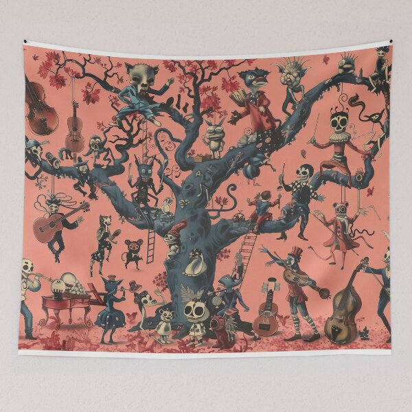 Item preview, funky tree designed and sold by PricklyPeanut.
