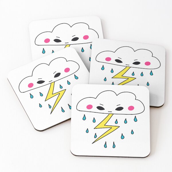 Item preview, Angry Little Cloud designed and sold by StrawberryUnicornCo.