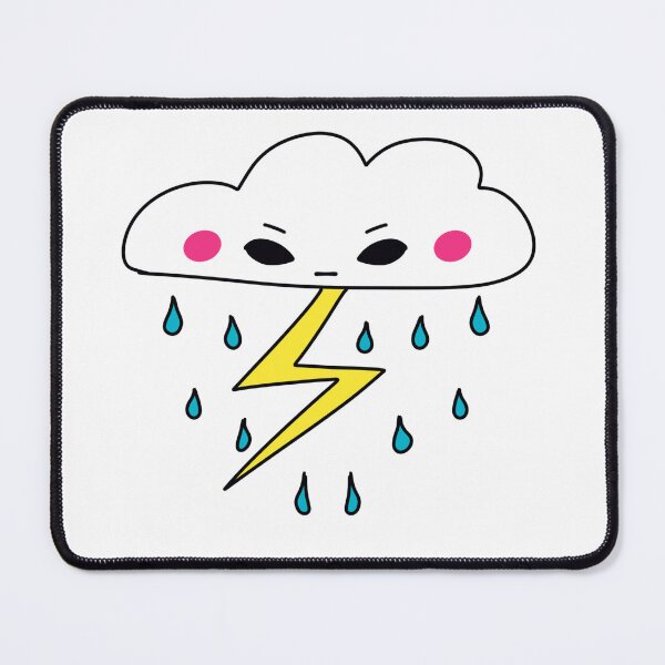 Item preview, Angry Little Cloud designed and sold by StrawberryUnicornCo.