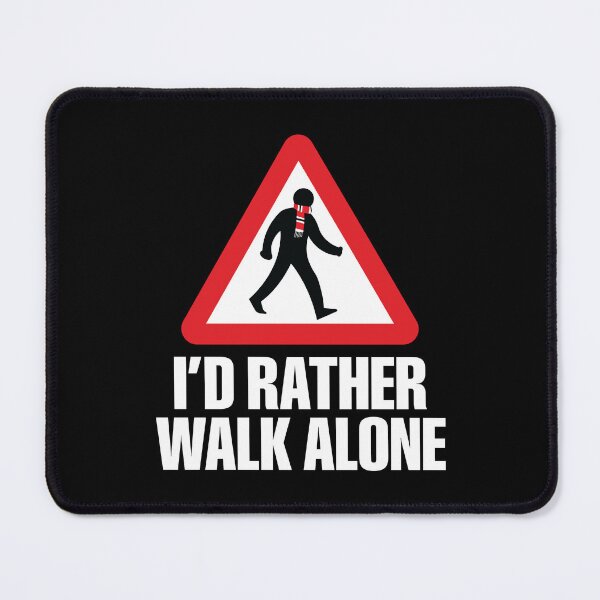 Item preview, I'd Rather Walk Alone - MU - white designed and sold by DFA.