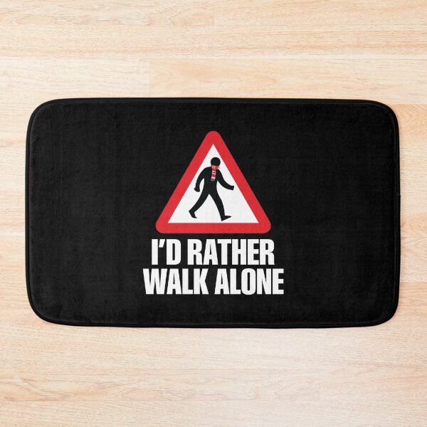 Item preview, I'd Rather Walk Alone - MU - white designed and sold by DFA.