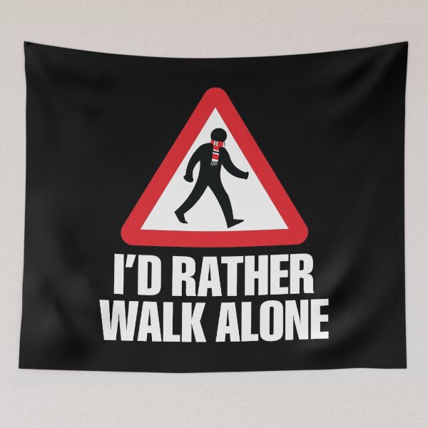 Item preview, I'd Rather Walk Alone - MU - white designed and sold by DFA.