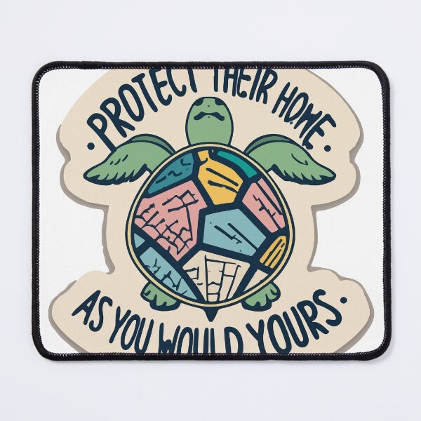 Item preview, World Map Turtle - Protect Their Home As You Would Yours designed and sold by NiftyWrx.