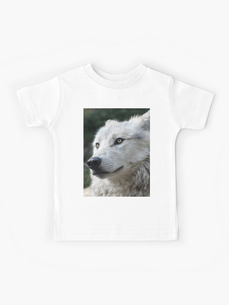 white wolf shirt