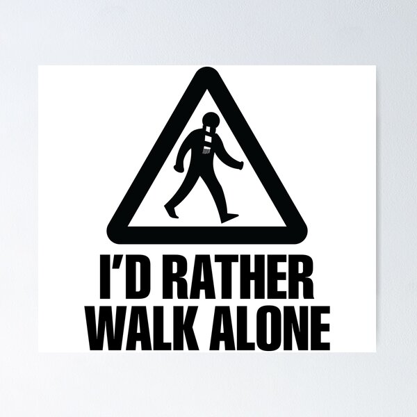 Item preview, I'd Rather Walk Alone - NEW designed and sold by DFA.