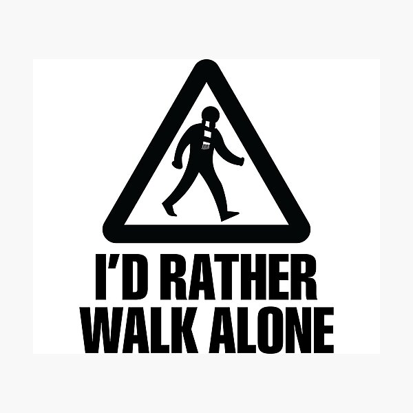 Item preview, I'd Rather Walk Alone - NEW designed and sold by DFA.