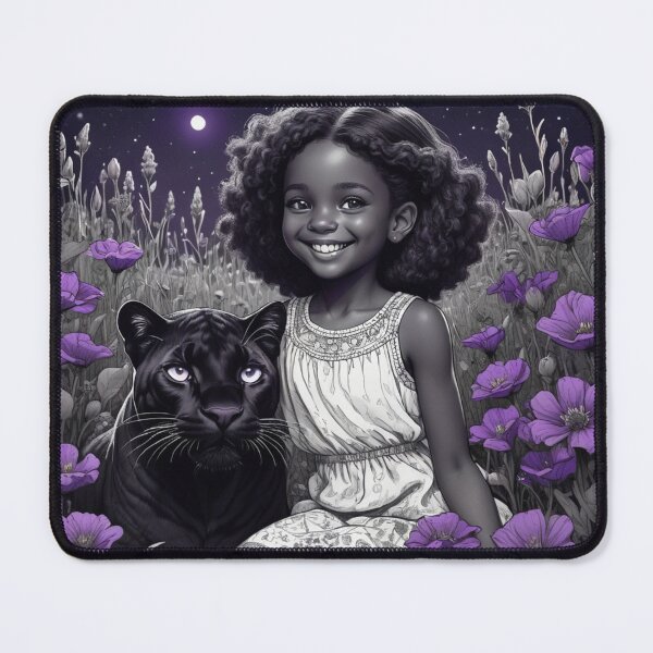 Item preview, Little Girl and Panther As Friends #2 designed and sold by Gabriela McDaniel.