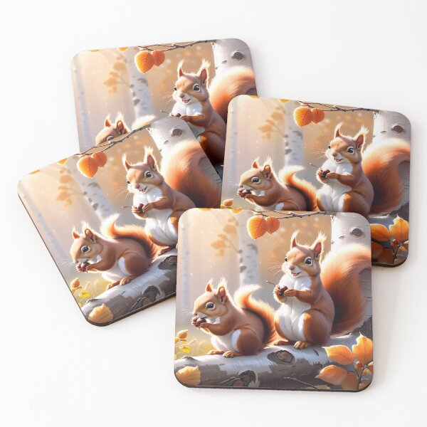 Item preview, Two fluffy squirrels  designed and sold by M-Y-A-R-T-.